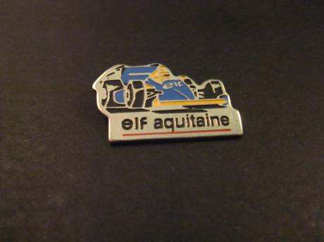 Formule 1 wagen (Renault ) sponsor Elf Aquitaine Franse oliemaatschappij